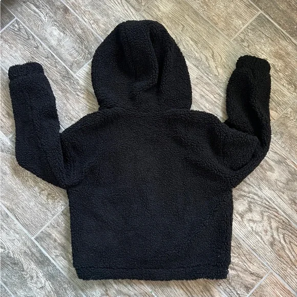 Gap Fit Women’s Sherpa Jacket, Black Zipper Closure, Size Small - Picture 3 of 10